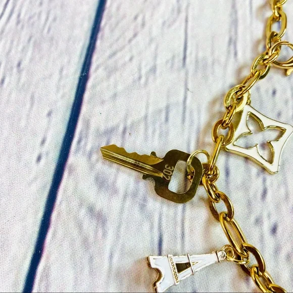 Louis Vuitton lock and key bracelet handmade - Picture 4 of 6